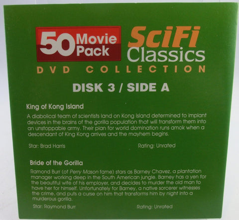 SciFi-Classics DVD Collection Disk 3   4 Filme  ( NTSC-Format )