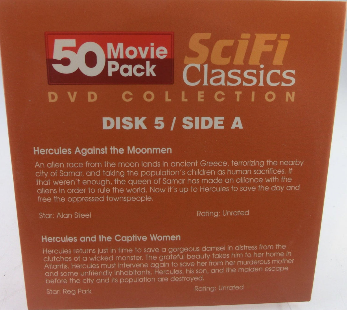SciFi-Classics DVD Collection Disk 5   4 Filme  ( NTSC-Format )