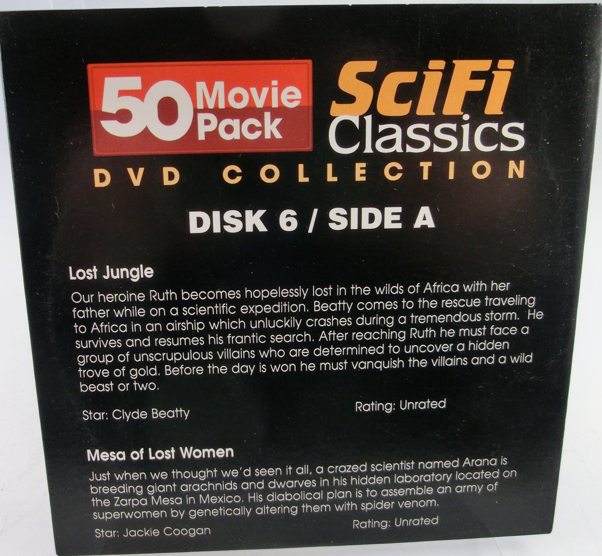 SciFi-Classics DVD Collection Disk 6   4 Filme  ( NTSC-Format )