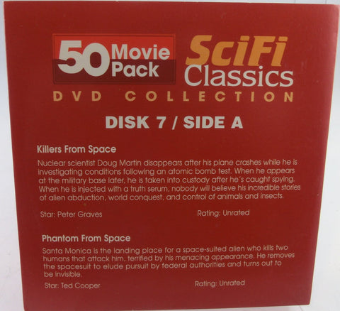 SciFi-Classics DVD Collection Disk 7   4 Filme  ( NTSC-Format )