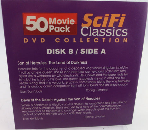 SciFi-Classics DVD Collection Disk 8   4 Filme  ( NTSC-Format )