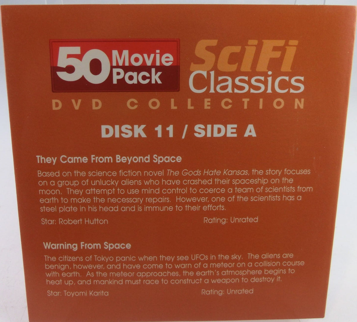 SciFi-Classics DVD Collection Disk 11   4 Filme  ( NTSC-Format )
