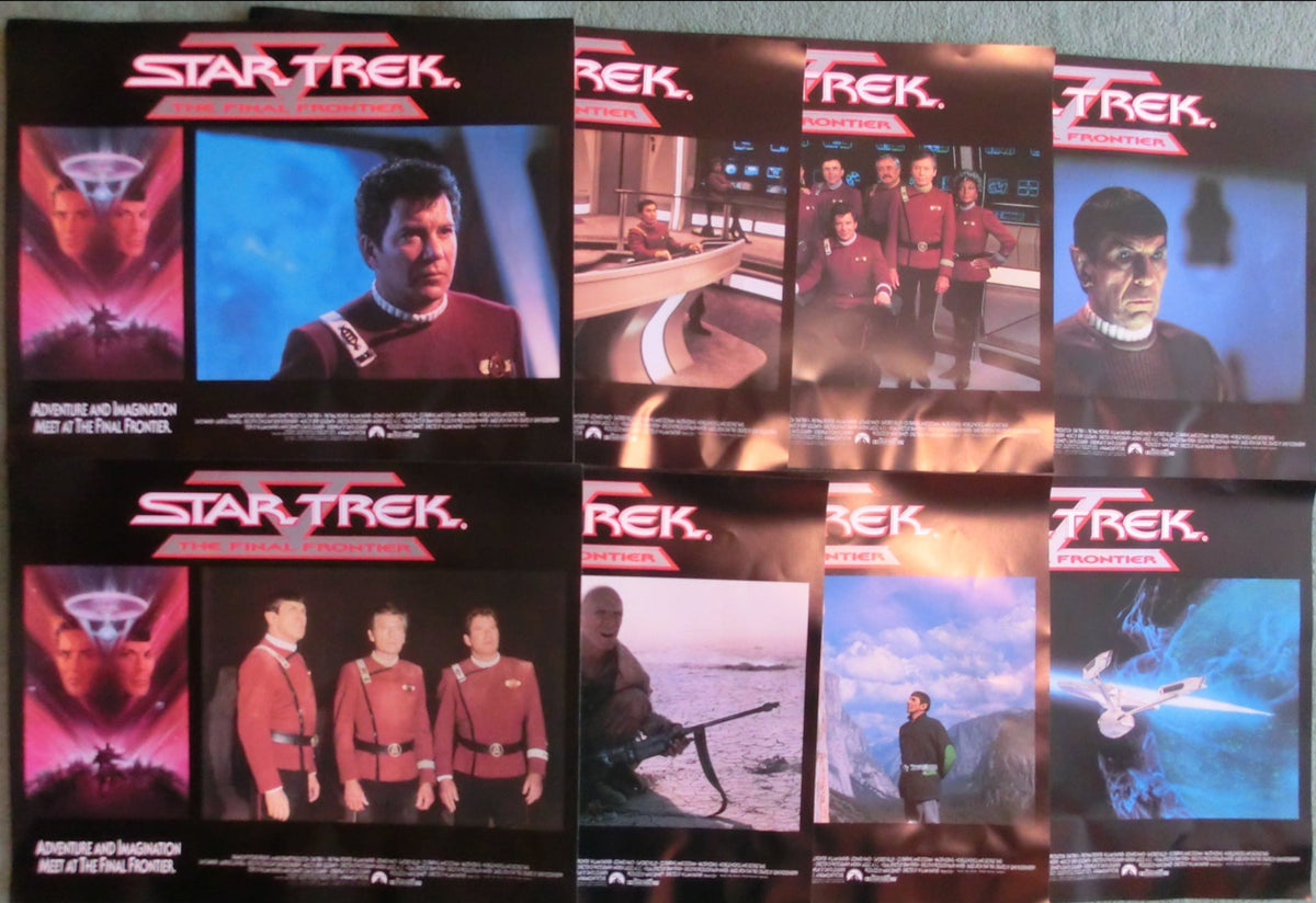 Star Trek V The Final Frontier US-Lobby Cards Satz (8)