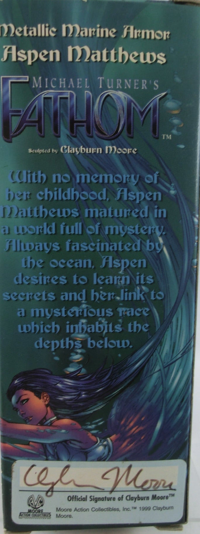 Fathom - Metallic Marine Armor Aspen Matthews - signiert! Toy Fair excl.