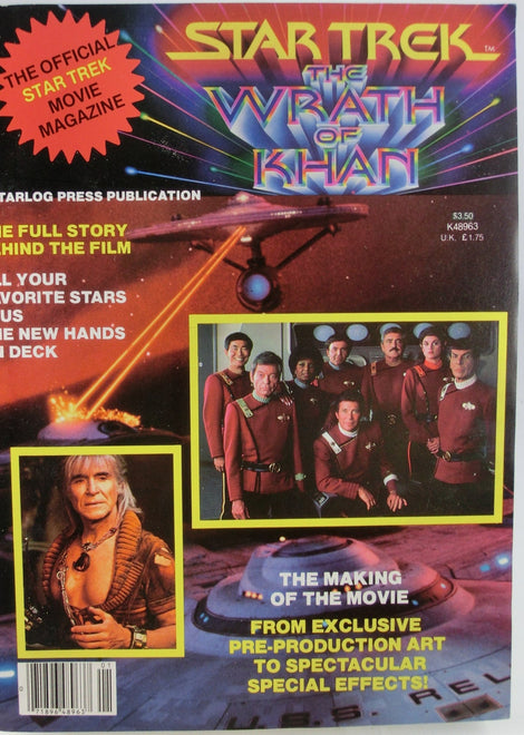 Star Trek II Wrath of Khan off. Movie Magazine