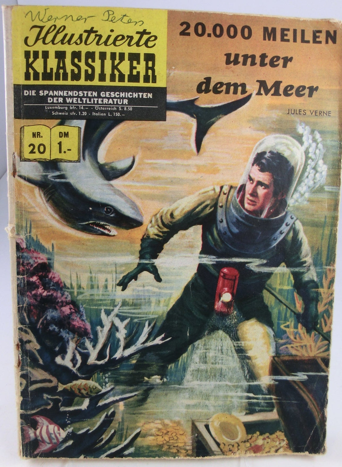 Illustrierte Klassiker 20 - 20.000 Meilen unter dem Meer Z 3-