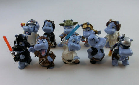 Star Wars Vintage Ü - Eier Figuren, 10 Stk, Luke Eiwalker u.a.