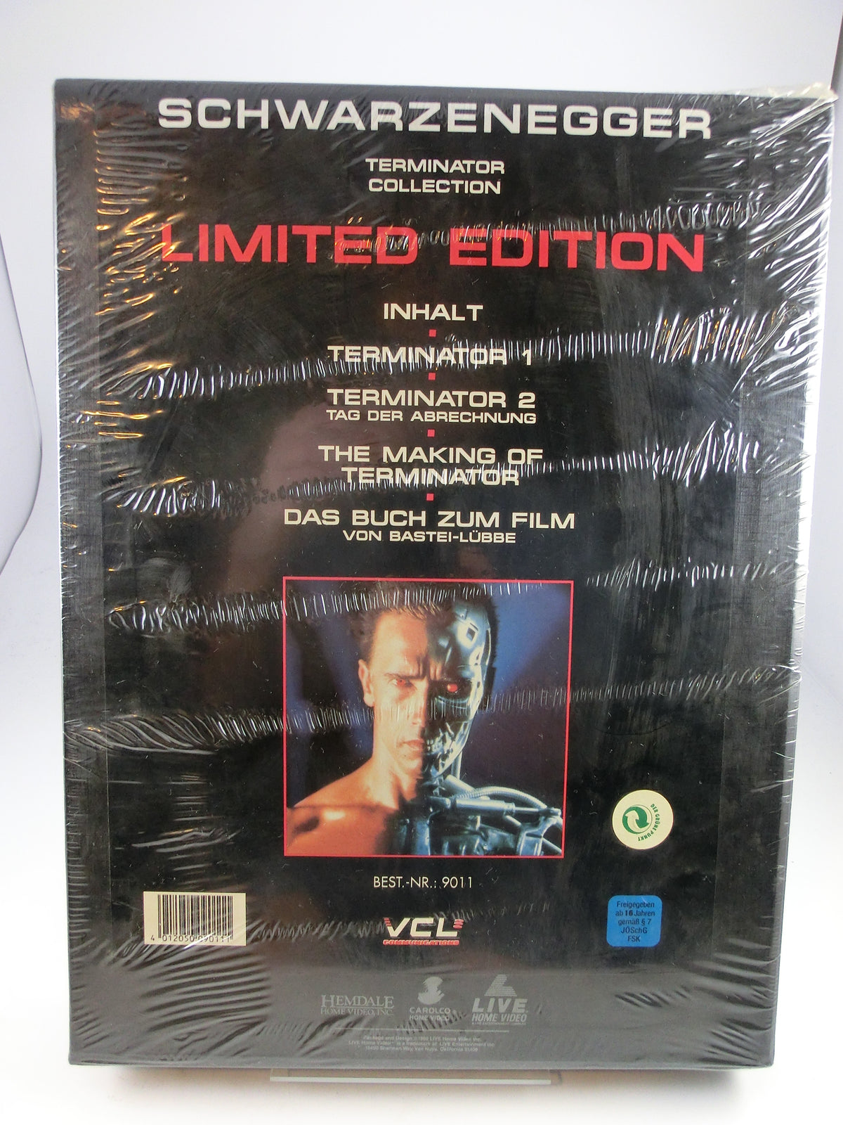 The Terminator Collection Box mit 3D-Cover, VHS Video