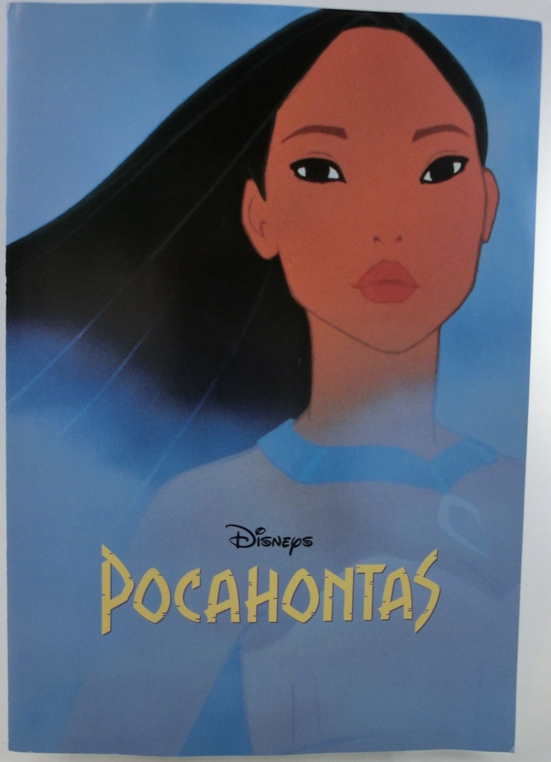 Pocahontas Einladungs-Klappkarte zur Pressevorführung 1995