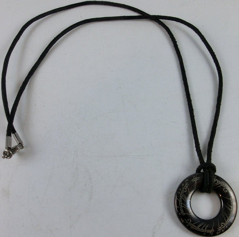 Herr der Ringe Anhänger Schumann Design 3 cm, Lederband