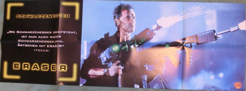 Eraser - seltenes 116 x 40 cm Langplakat ( Schwarzenegger )