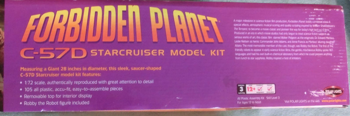 C-57D Spaceship (Forbidden Planet) Bausatz 1:72 - Polar Lights