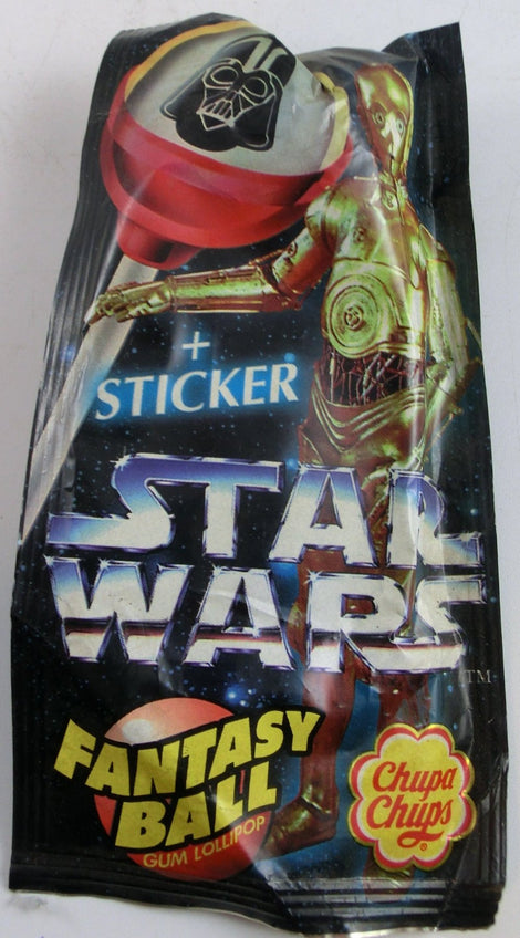Star Wars Chupa Chups Lolly + Sticker, OVP