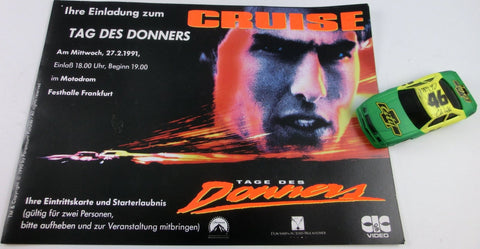 CIC-Einladung zurVideo- Pressevorführung "Tage des Donners" Tom Cruise