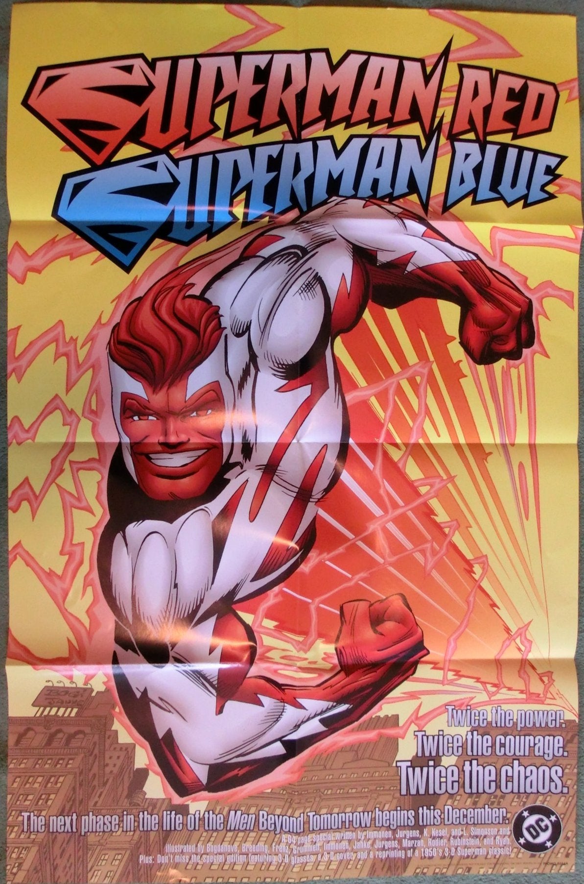 Superman Red ( Comic-Werbeplakat ) A1 Plakat