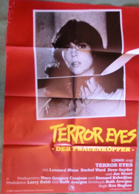 Terror Eyes Der Frauenköpfer - A1 Plakat