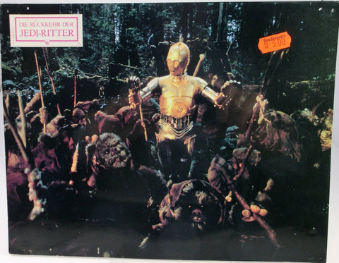 Die Rückkehr der Jedi-Ritter Star Wars Aushangfoto C3-PO, Ewoks
