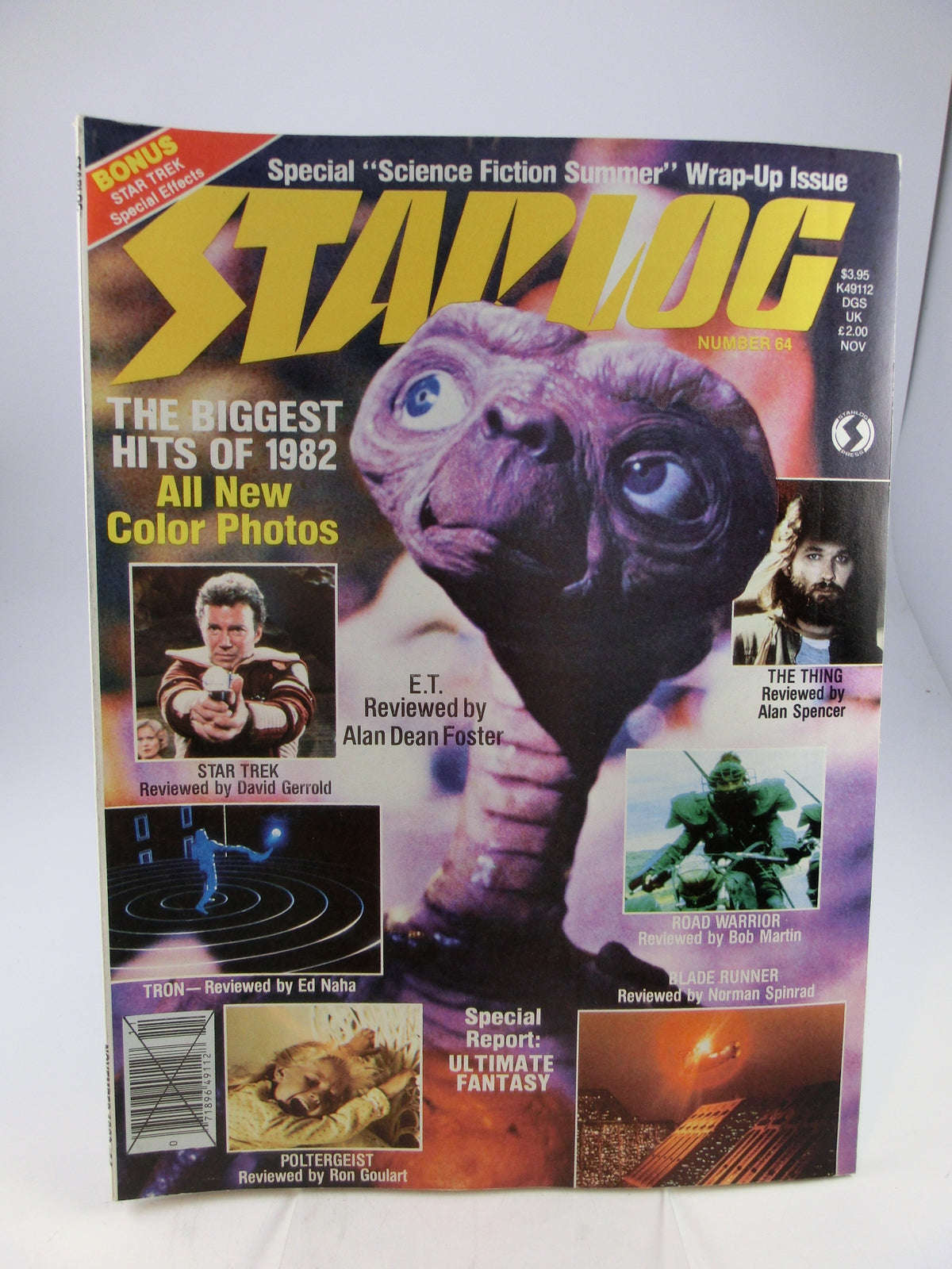 Starlog Magazin 64 1982 , E.T., The Thing, Tron u.a.