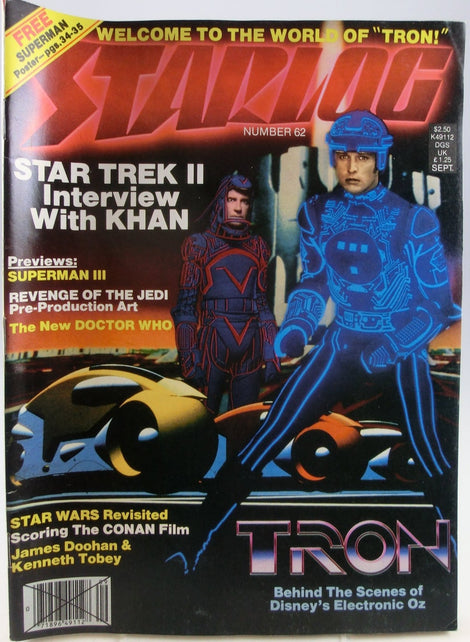 Starlog Magazin 62 1982 , Star Trek II, Conan, Tron u.a.