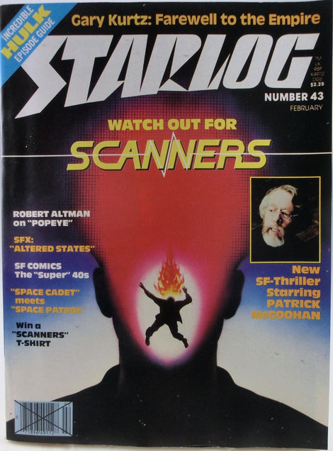 Starlog Magazin 43 1981 , Scanners, Altered States, Esb u.a.