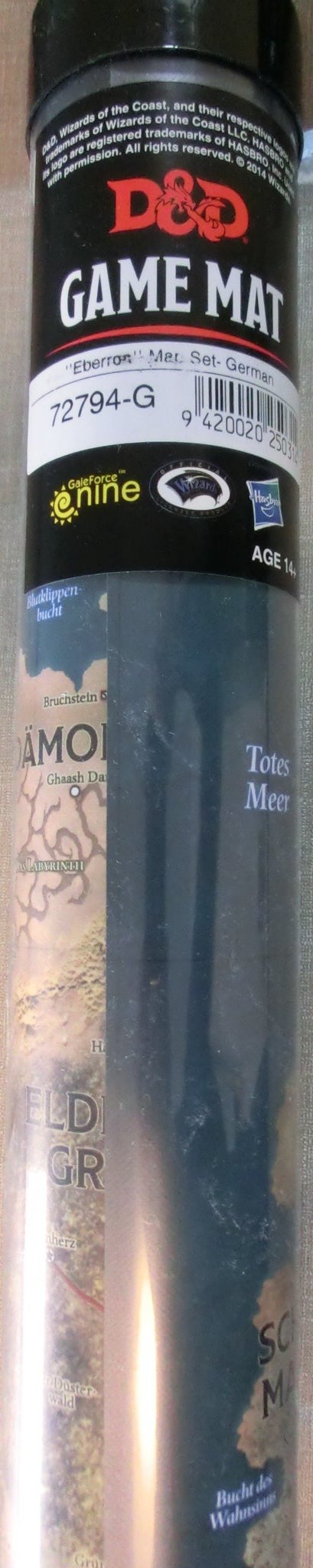D & D Dungeons & Dragons Eberron Game Matten, 3er Landkartenset deutsch