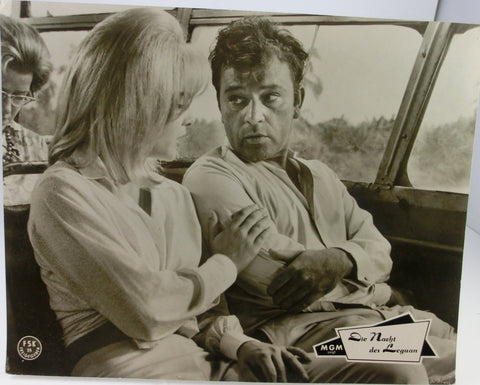 Die Nacht der Leguane / Richard Burton Aushangfoto