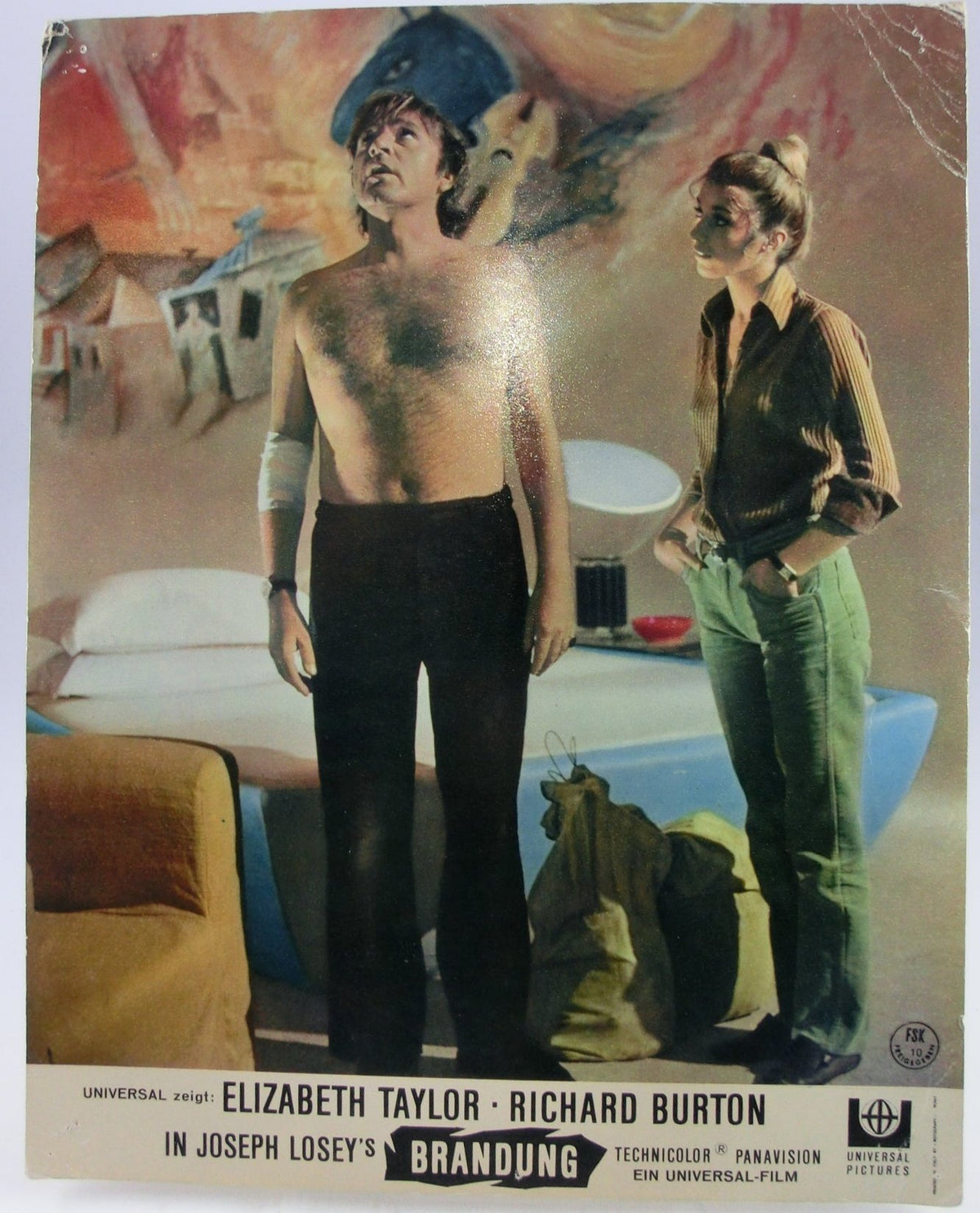 Brandung / Richard Burton,Elizabeth Taylor Aushangfoto