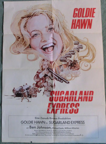 Sugarland Express Plakat (Spielberg / Goldie Hawn )
