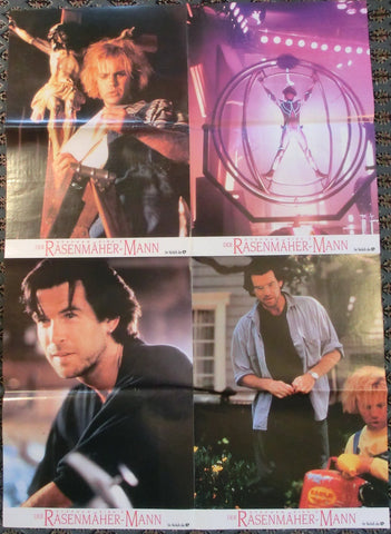 Der Rasenmäher-Mann 4 große Aushangfotos ( Pierce Brosnan )