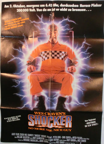 Shocker - No more Mr. Nice Guy Plakat - Wes Craven
