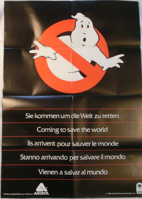 Ghostbusters A1 Teaser Plakat, 5 sprachig!!