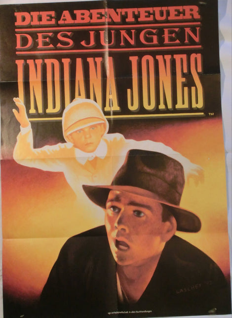 Die Abenteuer des jungen Indiana Jones Buch-Werbeplakat A1