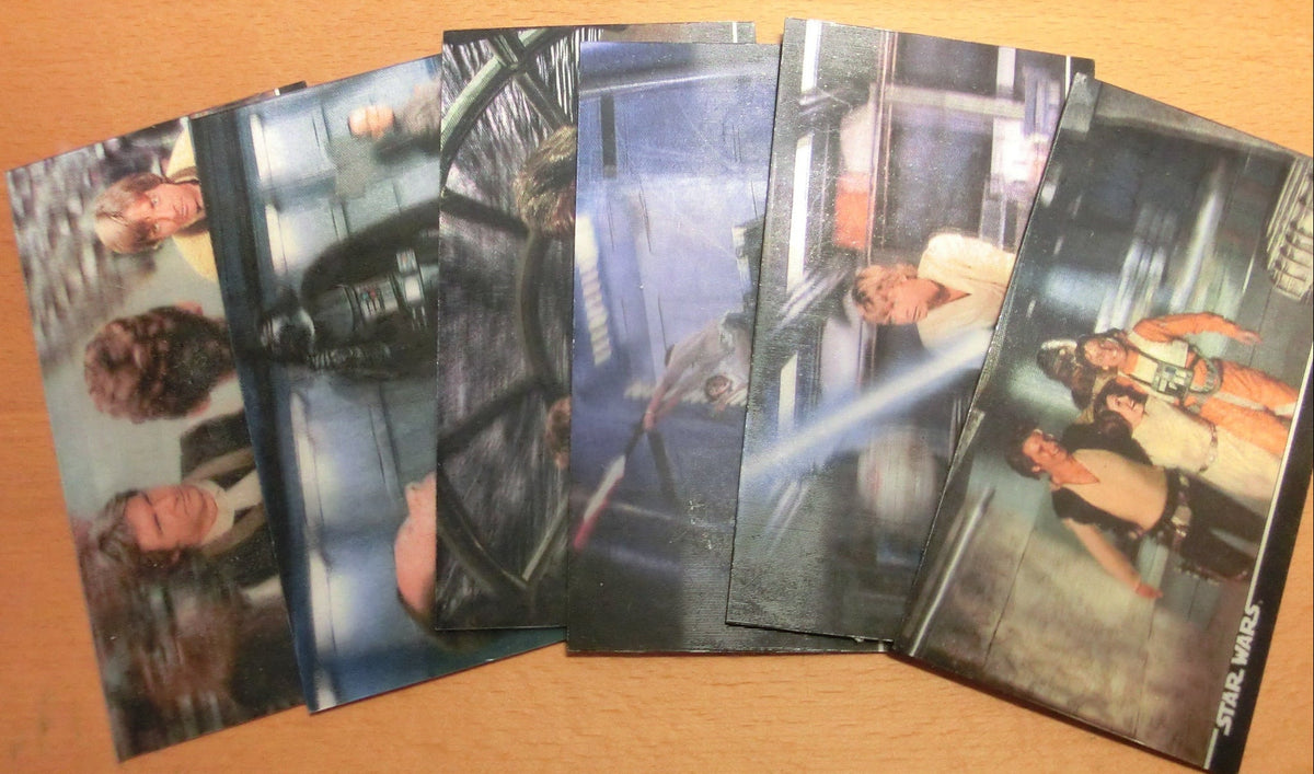 Star Wars A new Hope Topps 3 D Widevision - 31 Trading Cards