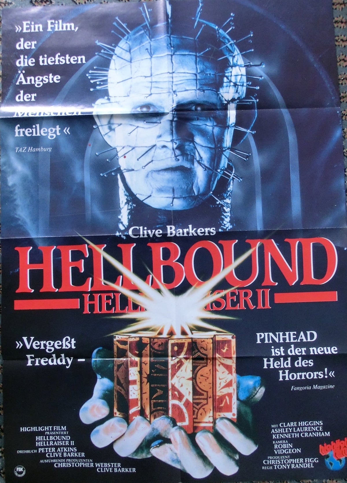 Hellraiser II - Hellbound Plakat