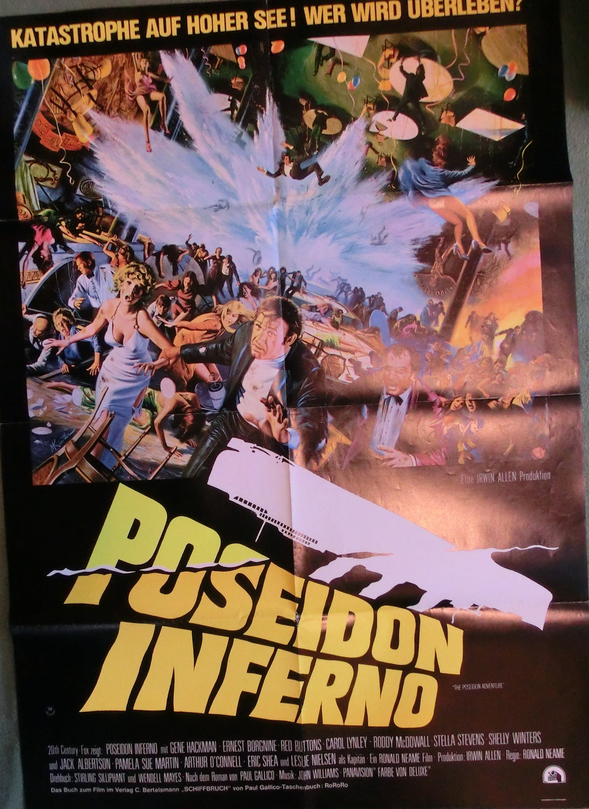 Poseidon Inferno - Gene Hackman Plakat A1