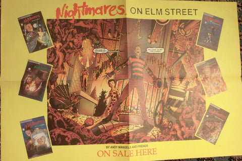 Nightmares on Elm Street Comic Shop Promo Poster 50 x 43 cm