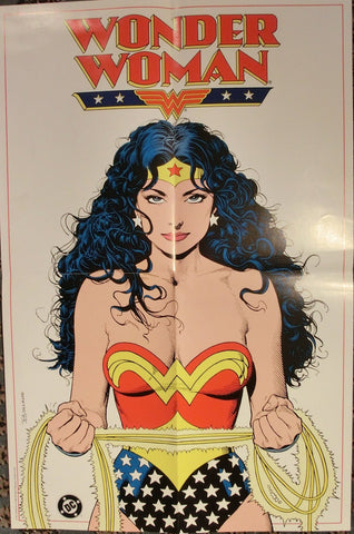 Wonder Woman (Bolland)1992 Comic Shop Promo Poster 56 x 37 cm