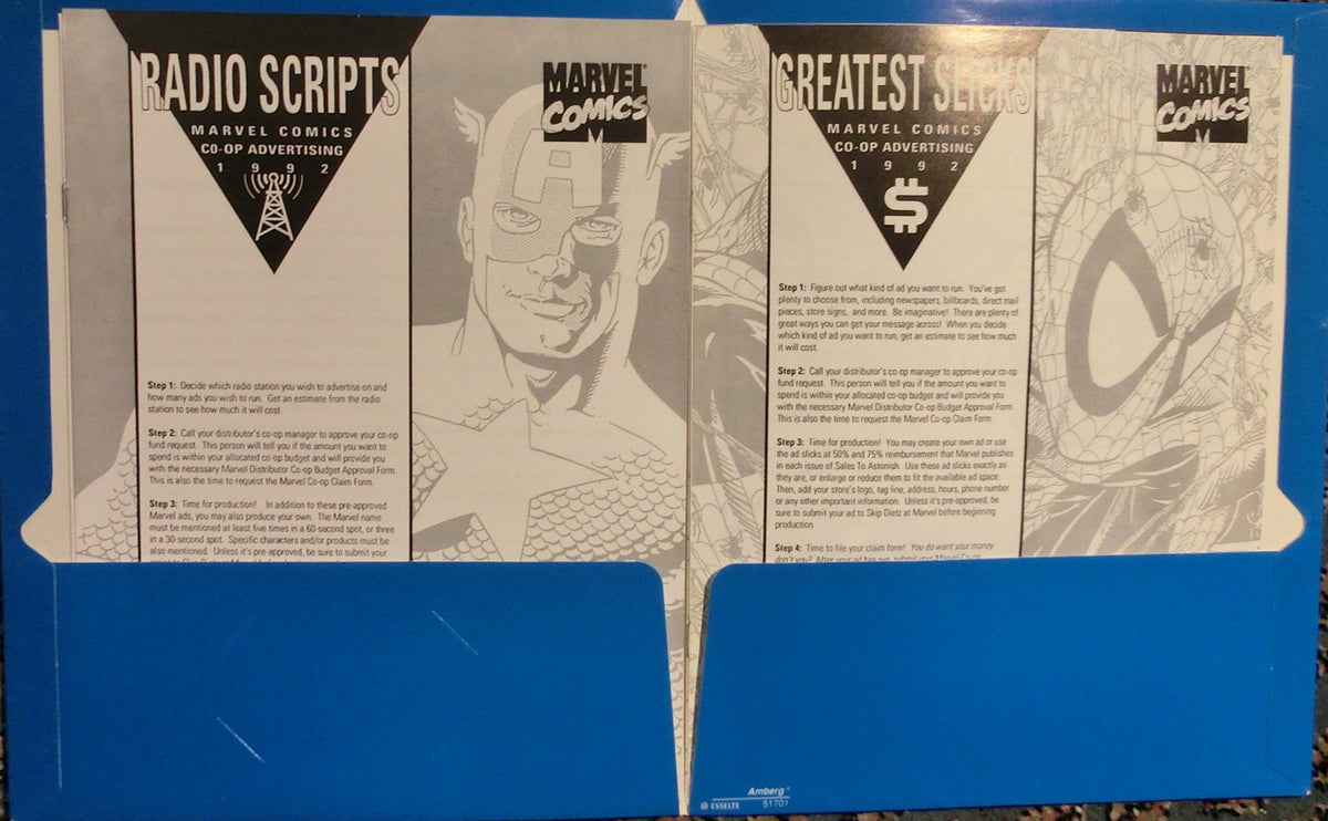 Marvel Comics 1992 CO-OP AD-Pack