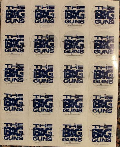 The Big Guns Comic Promo Sticker Blatt ( 20 Sticker)