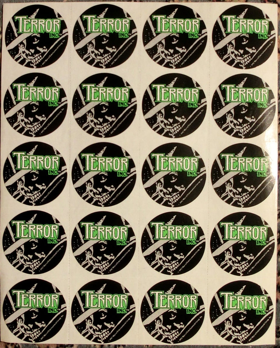 Terror Inc. Comic Promo Sticker Blatt ( 20 Sticker)