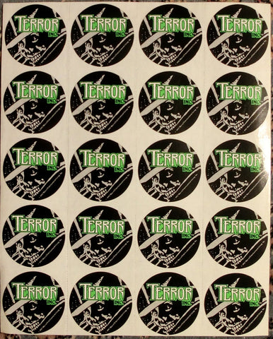Terror Inc. Comic Promo Sticker Blatt ( 20 Sticker)