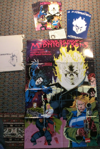 Rise of the Midnight Sons Retailer Marvel Promo Co-Op AD Pack komplett