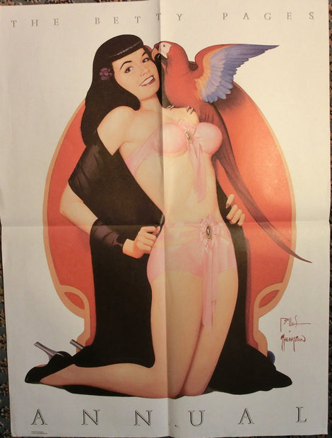 Betty Page annual (GregTheakstone) Comic Shop Promo Poster