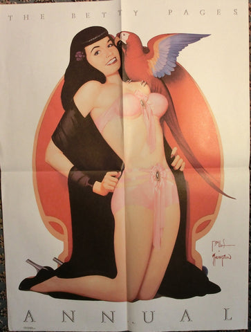 Betty Page annual (GregTheakstone) Comic Shop Promo Poster