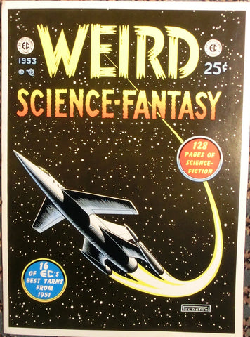 Weird Science-Fantasy Titelbild Feldstein, 32 x 24 cm