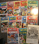Weird Science Portfolio, 22 Titelbilder in OVP, 32 x 24 cm