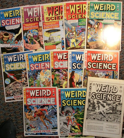 Weird Science Portfolio, 22 Titelbilder in OVP, 32 x 24 cm