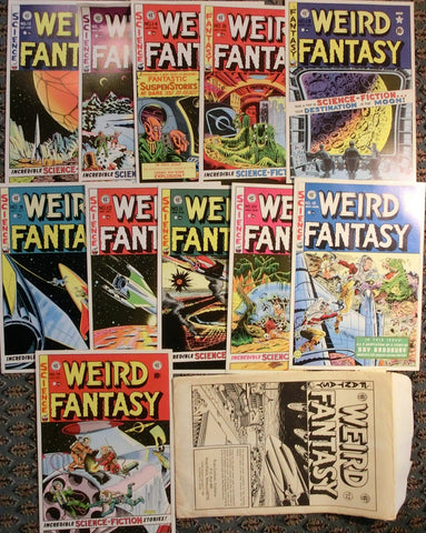 Weird Fantasy Portfolio, 22 Titelbilder in OVP, 32 x 24 cm