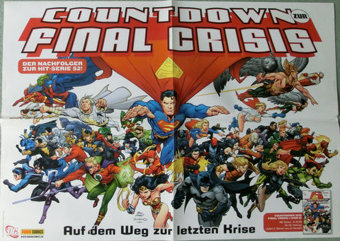 Countdown zur Final Crisis Poster (Andy Kubert) 60 x 42 cm