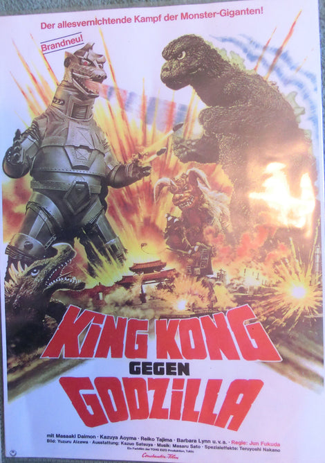 King Kong gegen Godzilla - kleines Poster 30 x 21 cm